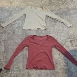 Old Navy Plush Tee in Rust Red